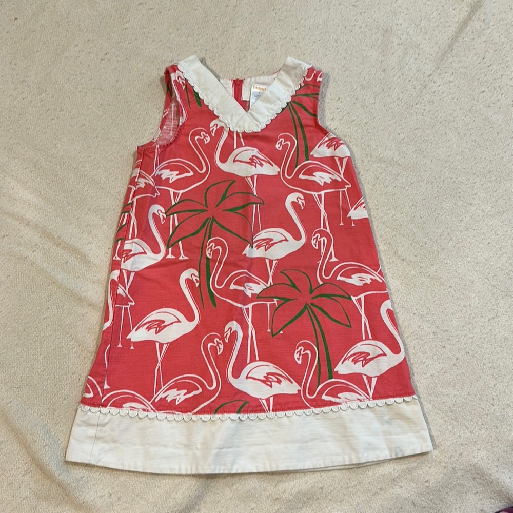 Gymboree size 5 flamingo summer dress